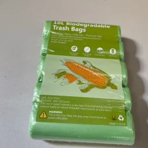 100 Compostable Bags Caddy Liner Biodegradable Food Waste Rubbish Bin Liners 1