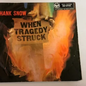 1957 HANK SNOW When Tragedy Struck Mono LP RCA Victor LPM 1861 VG+ Country