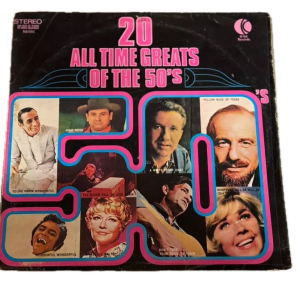 20 ALL TIME GREATS OF THE 50'S EX-:EX VINYL LP : Johnny Cash : Ray : Mathis