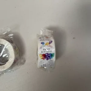 200 Happy Birthday Stickers Present Balloons Labels Gift Craft Box Stickers