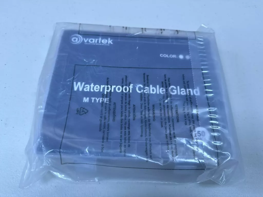 50 Pack Waterproof M12 M16 M18 M20 M22 M24 Cable Glands 3-16mm Cable Connectors