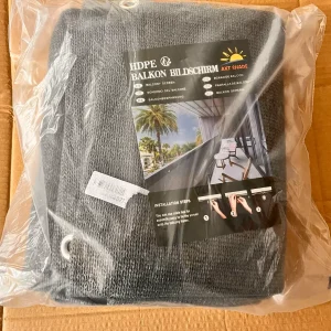 AXT SHADE Balcony Privacy Protective Screens 75x300cm PES 0.75x3m, Anthracite