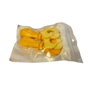 Baby Fork and Spoon, Infant Self Baby Spoon Fork Self Feeding Utensil Yellow