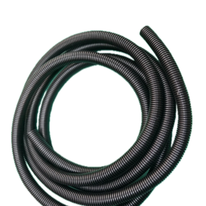 Black Flexible Corrugated Conduit 25mm Wire Protection Tube (3m) for Electrica Background Removed