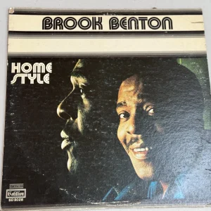 Front cover of Home Style LP featuring Brook Benton’s portrait and album title in stylised font
