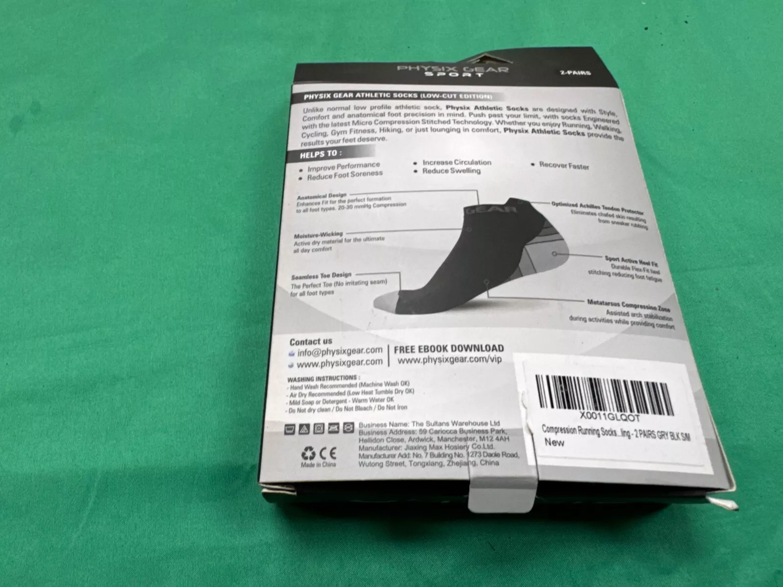 2 Pairs Stamina Compression Socks Low Cut Edition Enhanced Athletic Performance - Image 5